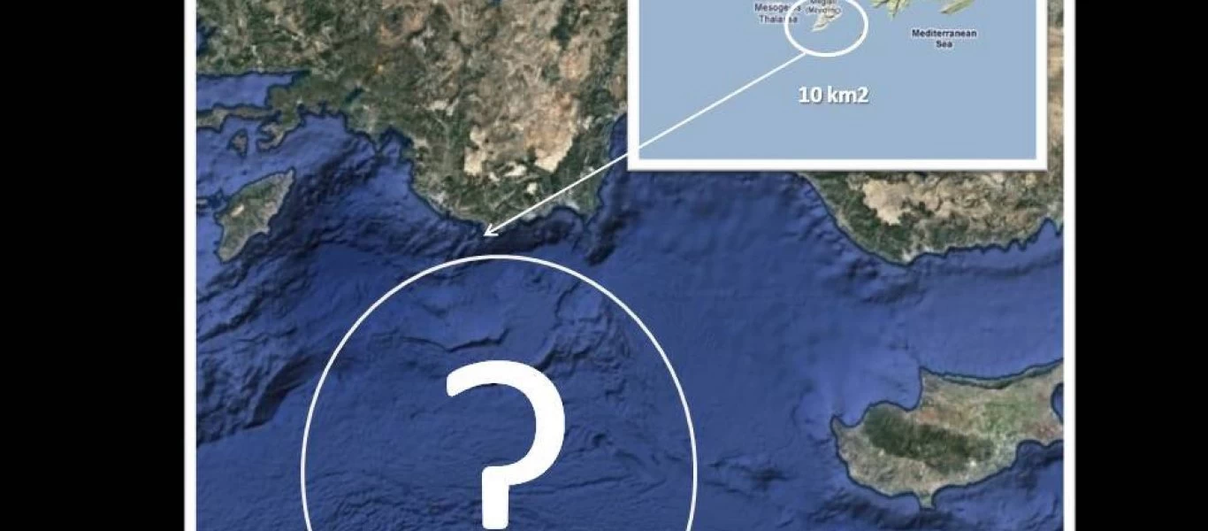 Τουρκικό ΥΠΕΞ: «Ένα νησί 10 τ.χλμ. έχει θαλάσσια ζώνη 40.000 - Είναι γελοίο» - Χάρτης πρόκληση για το Καστελόριζο